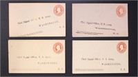 US Stamps 15 War Dept Mint Official envelopes with