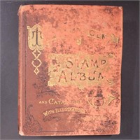 1887 Lincoln Stamp Album, worldwide collection of