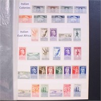 Italian Colonies, States & Area Stamps CV $4000