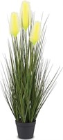 LUXSEGO ARTIFICIAL PLANTS WITH SILK REED FLOWERS