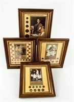 Coin 4 Framed Coinage Sets