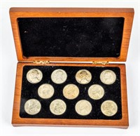 Coin Wartime Jefferson Nickel Set Brilliant Unc.
