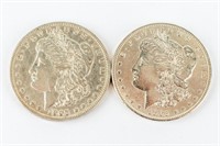 Coin 2 Morgan Silver Dollars, 1902-P&1903-P, XF