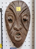 Wood Tribal Mask