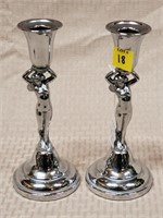 Pair of 1930's Farber Bros. Art Nouveau Exotic
