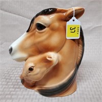 Royal Coplay Horse & Foal Vase