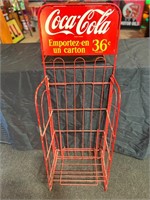 45 x 17” Double Sided Coca-Cola Display Rack