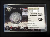 Marc -Andre Fleury Silver Plated Medallion