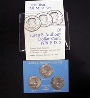 1979 Susan B. Anthony Dollars Set