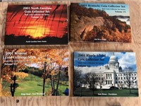 Four State Quarter Coin Collectors Set