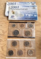 2001 United States Mint sets Denver and Philly