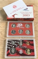 2003 U.S. PROOF SETS 1 EACH SILVER AND STANDARD