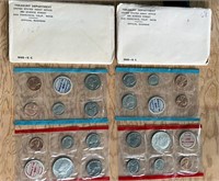 1968 U.S. Mint Sets Lot of Two