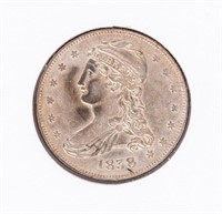 Coin 1838 Capped Bust Half Dollar in XF