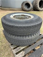 BF Goodrich 11.00-20 Tires w/ rims