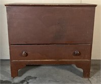 Antique American Painted Mule Chest