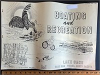 Vintage Lake Oahe Lake/Dam chart