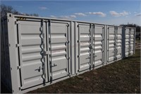 40-foot Storage Container w/ 4 side doors