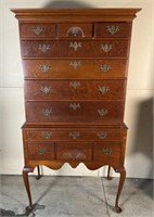 Eldred Wheeler Chippendale Style Two Part HighBoy