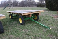 7 X 14 Hay Wagons w/ John Deere Running Gears