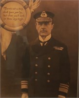 Antique Photograph Admiral Jellicae Hero of the