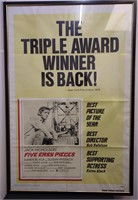 Five Easy Pieces, Original Movie Poster, Nicholson