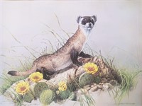 Michael Dumas Black Footed Ferret Litho 209/500