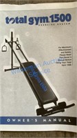 TOTAL GYM 1500 EXERCISE SYSTEM