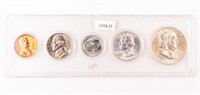 Coin 1958-D Uncirculated Year Set