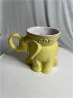 frankoma yellow elephant 1987