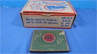 Vintage Lucky Strike Cigarette Tin, Supermatic