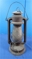 Antique Oil Lamp w/Glass Shade