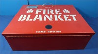 Empty Fire Blanket Metal Box