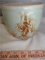 McCoy Pottery Mid Century Green Pine Planter Vase