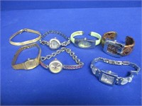 Lot Of 7 Watches / Bracelet Untested
