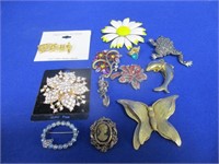 Lot Of (12) Brooches