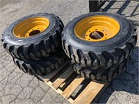 (4) New Forerunner 10-16.5 Skidloader Tires
