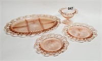 ANCHOR HOCKING OPEN LACE COLONY DEPRESSION GLASS