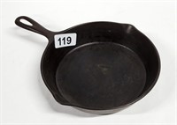 #5 CAST IRON SKILLET, FRYING PAN w/ HEAT RING E12