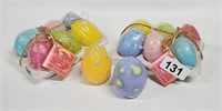 BLOSSOM BLOOMS WAX EASTER EGG CANDLE DECOR