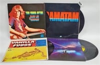 4 VINYL RECORD ALBUMS - VANILLA FUDGE, FIREFALL +