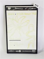 THE CURE 1992 WISH TOUR FRAMED CONCERT POSTER
