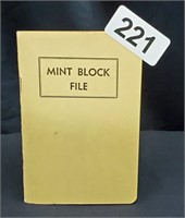 81 1940s MINT BLOCK FILE US POSTAL 2-5 CENT STAMPS