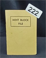 80 1940s MINT BLOCK FILE US POSTAL 1-5 CENT STAMPS