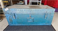 1946 WW2 MILITARY ARMY SOLDIERS TRUNK, NO SHIPPING