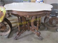 MARBLE TOP TABLE-PICK UP ONLY