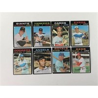 Over 190 1971 Topps Baseball Cards