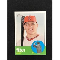 2012 Topps Heritage Mike Trout Rookie Nice