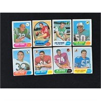 Over 80 1960's Topps Football Cards