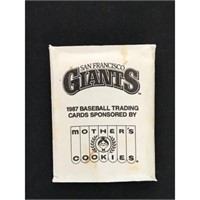 1987 Mothers Cookies Sf Giants Lot 20 Cards